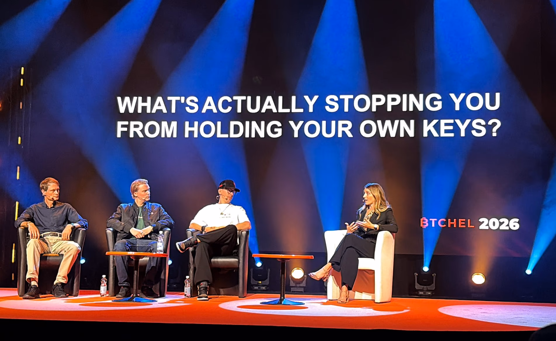 Lauri Hänninen at BTCHEL 2026 conference panel